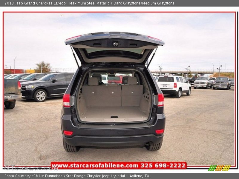 Maximum Steel Metallic / Dark Graystone/Medium Graystone 2013 Jeep Grand Cherokee Laredo