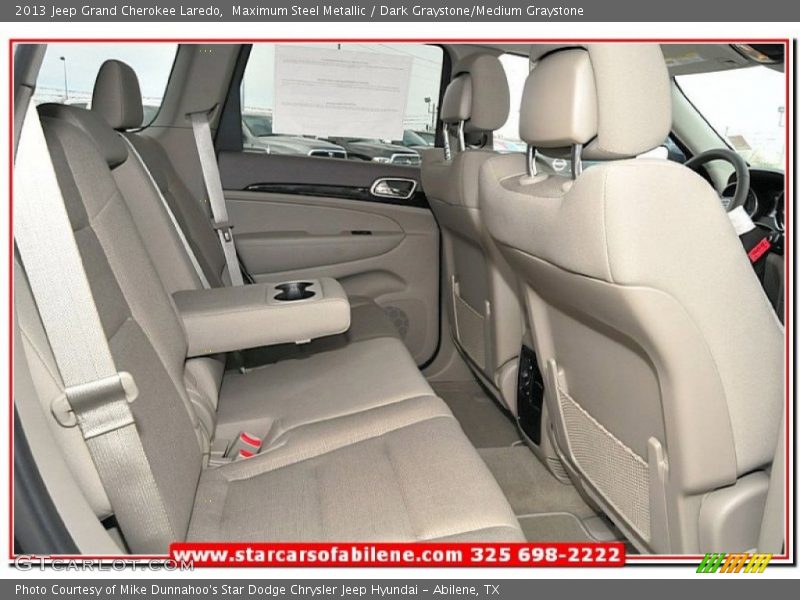 Maximum Steel Metallic / Dark Graystone/Medium Graystone 2013 Jeep Grand Cherokee Laredo