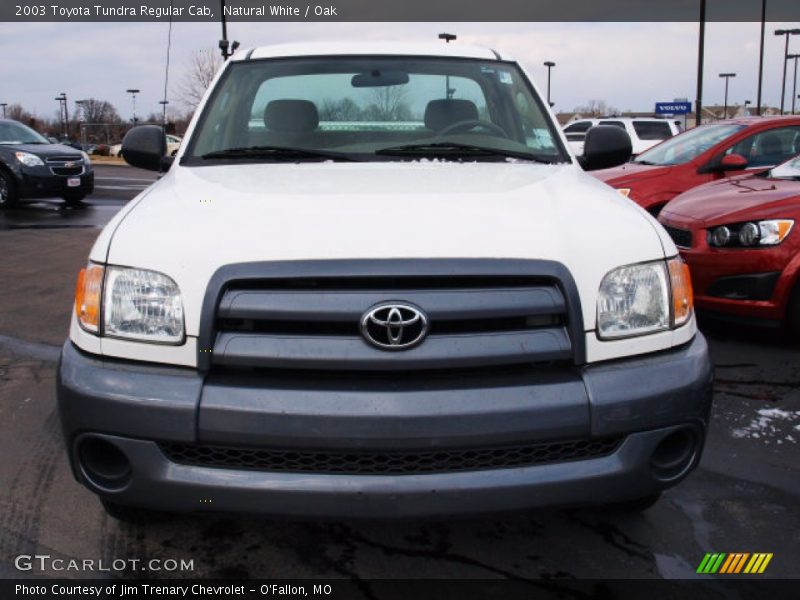 Natural White / Oak 2003 Toyota Tundra Regular Cab