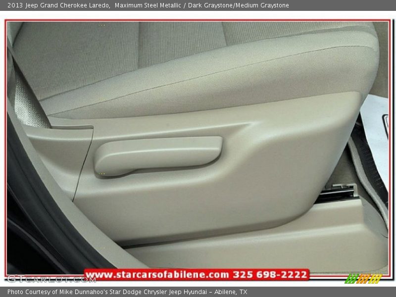 Maximum Steel Metallic / Dark Graystone/Medium Graystone 2013 Jeep Grand Cherokee Laredo