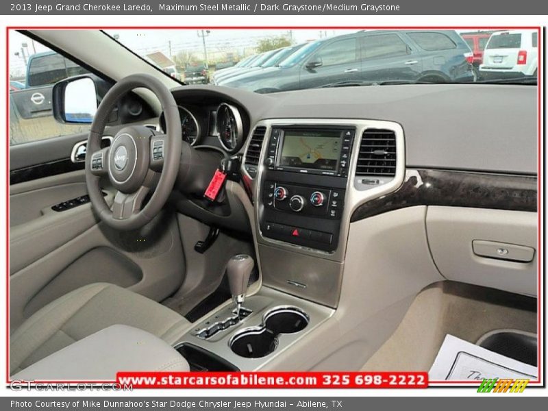 Maximum Steel Metallic / Dark Graystone/Medium Graystone 2013 Jeep Grand Cherokee Laredo