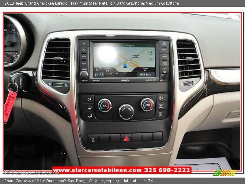 Maximum Steel Metallic / Dark Graystone/Medium Graystone 2013 Jeep Grand Cherokee Laredo
