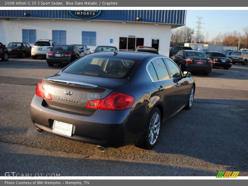 Blue Slate Metallic / Graphite 2008 Infiniti G 35 S Sport Sedan