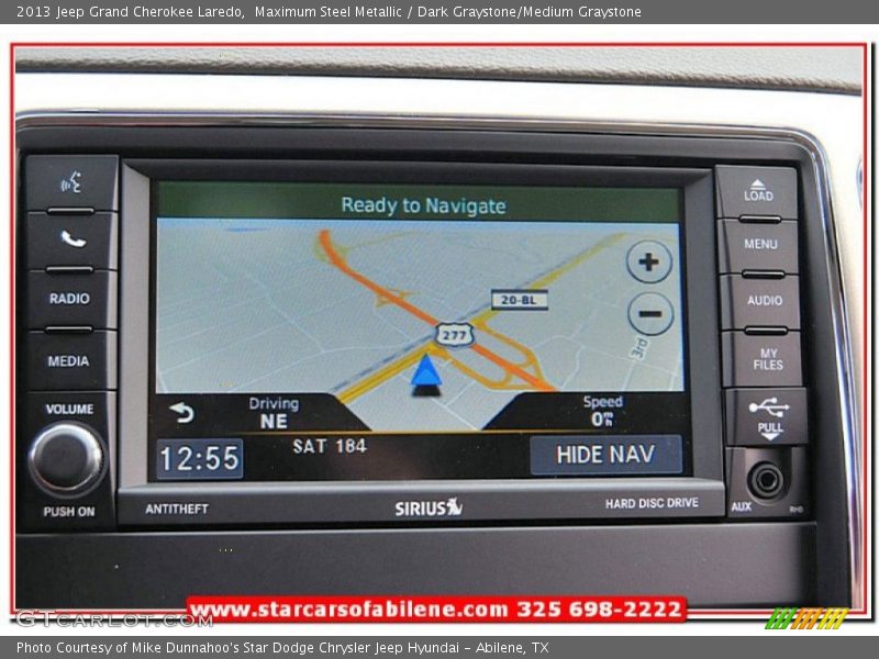 Maximum Steel Metallic / Dark Graystone/Medium Graystone 2013 Jeep Grand Cherokee Laredo