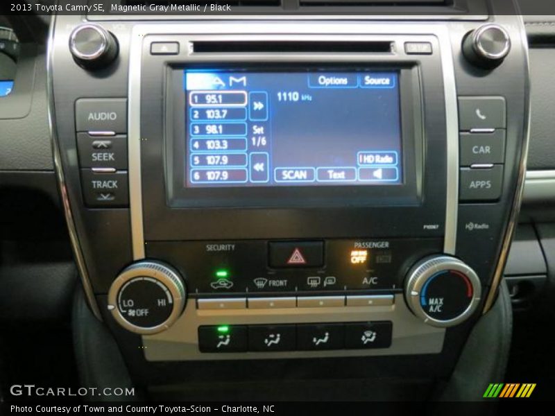 Magnetic Gray Metallic / Black 2013 Toyota Camry SE