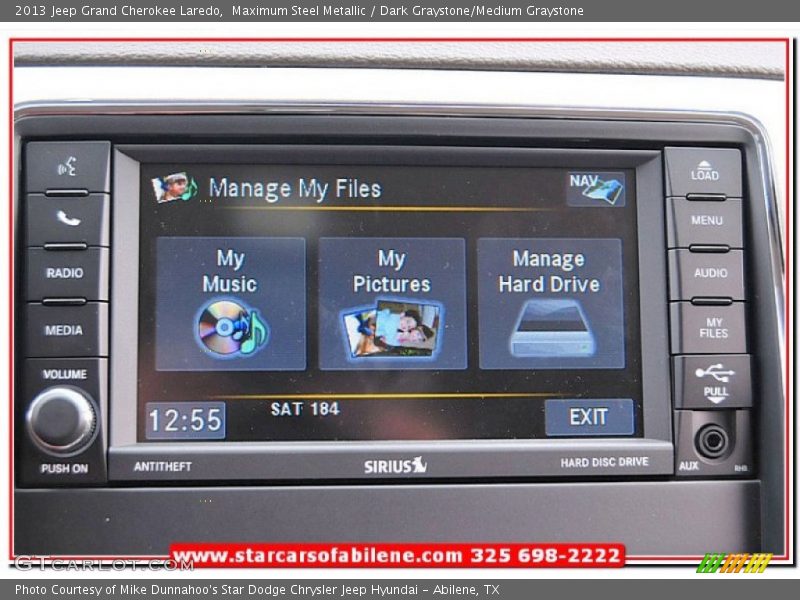 Maximum Steel Metallic / Dark Graystone/Medium Graystone 2013 Jeep Grand Cherokee Laredo