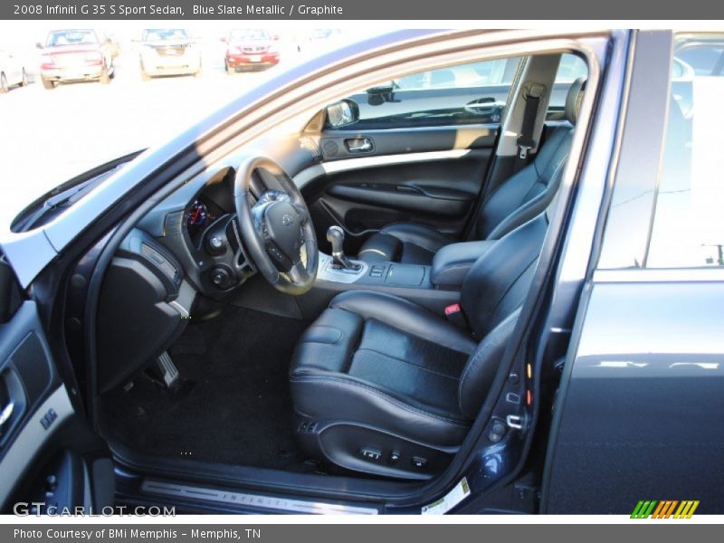 Blue Slate Metallic / Graphite 2008 Infiniti G 35 S Sport Sedan