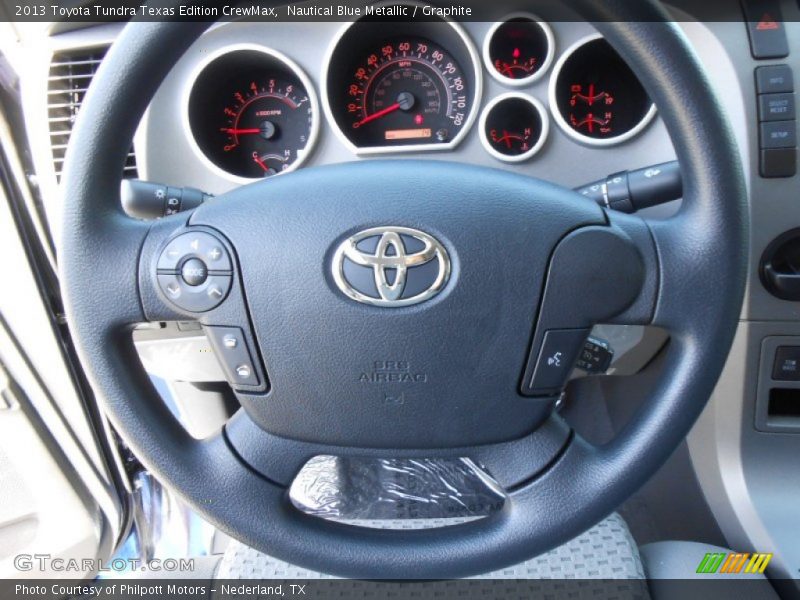 Nautical Blue Metallic / Graphite 2013 Toyota Tundra Texas Edition CrewMax