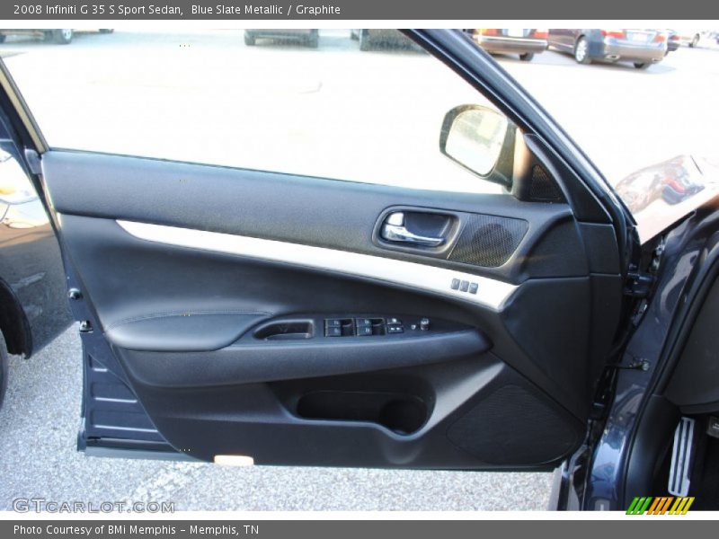 Blue Slate Metallic / Graphite 2008 Infiniti G 35 S Sport Sedan