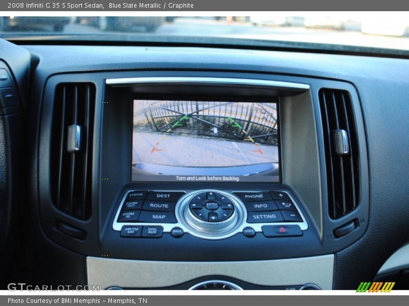 Blue Slate Metallic / Graphite 2008 Infiniti G 35 S Sport Sedan