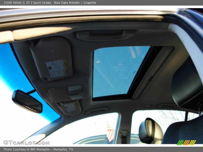 Blue Slate Metallic / Graphite 2008 Infiniti G 35 S Sport Sedan