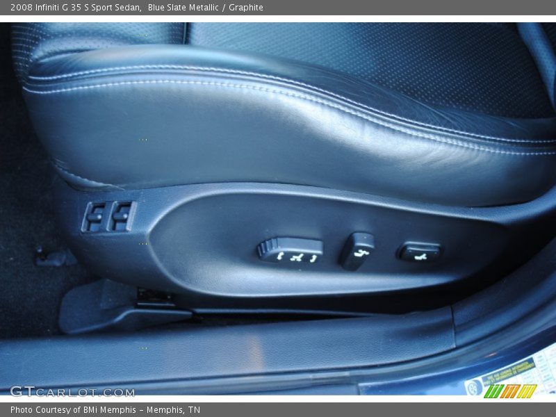 Blue Slate Metallic / Graphite 2008 Infiniti G 35 S Sport Sedan