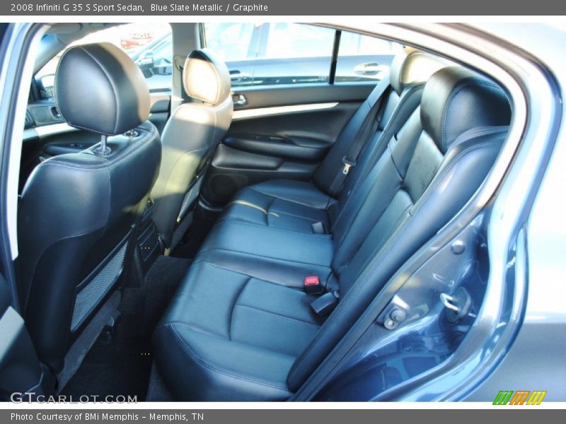 Blue Slate Metallic / Graphite 2008 Infiniti G 35 S Sport Sedan