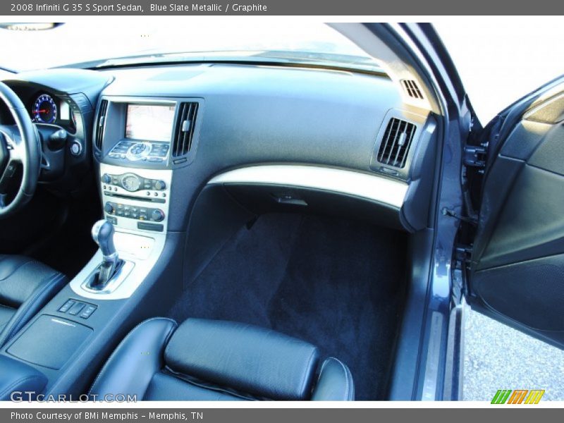 Blue Slate Metallic / Graphite 2008 Infiniti G 35 S Sport Sedan