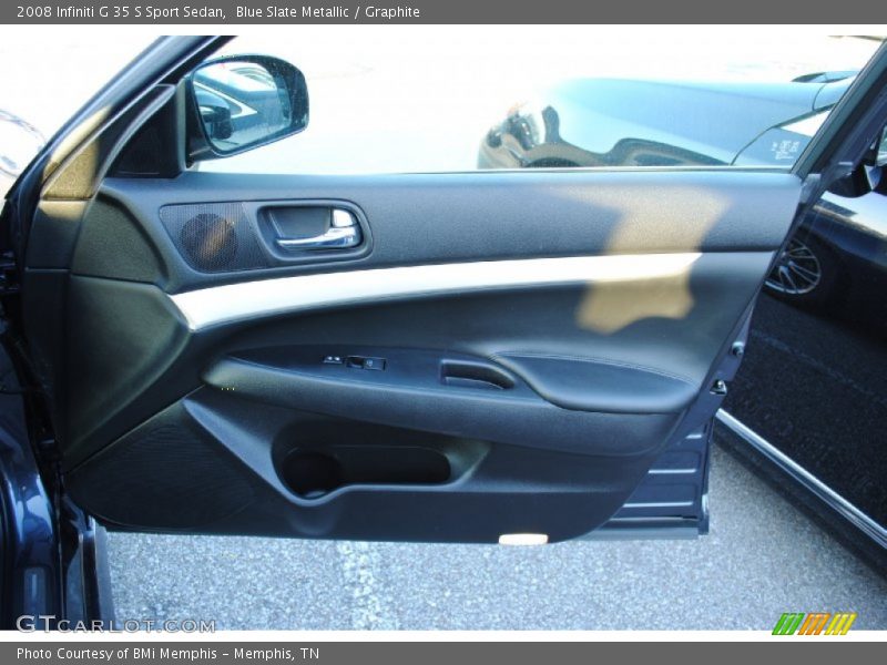 Blue Slate Metallic / Graphite 2008 Infiniti G 35 S Sport Sedan