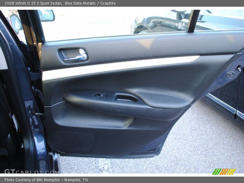 Blue Slate Metallic / Graphite 2008 Infiniti G 35 S Sport Sedan