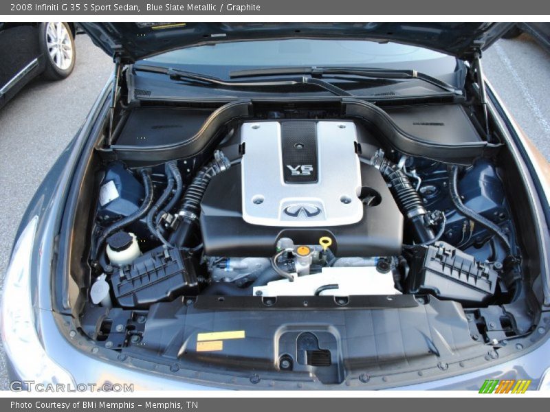Blue Slate Metallic / Graphite 2008 Infiniti G 35 S Sport Sedan