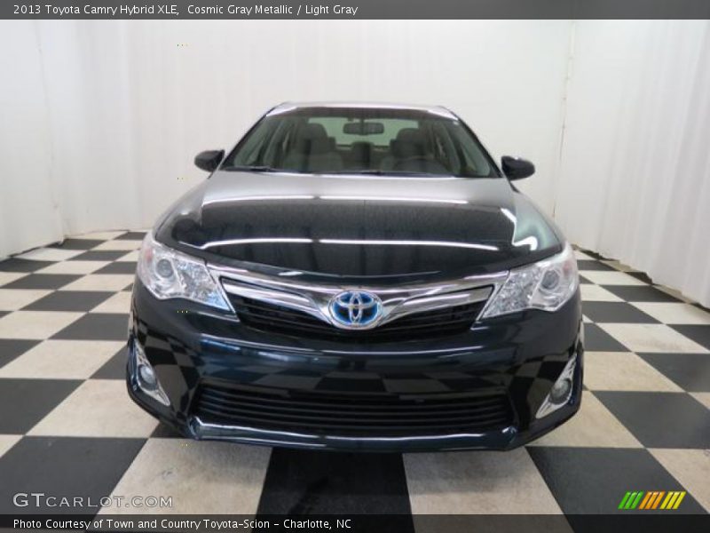 Cosmic Gray Metallic / Light Gray 2013 Toyota Camry Hybrid XLE