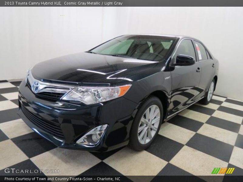 Cosmic Gray Metallic / Light Gray 2013 Toyota Camry Hybrid XLE
