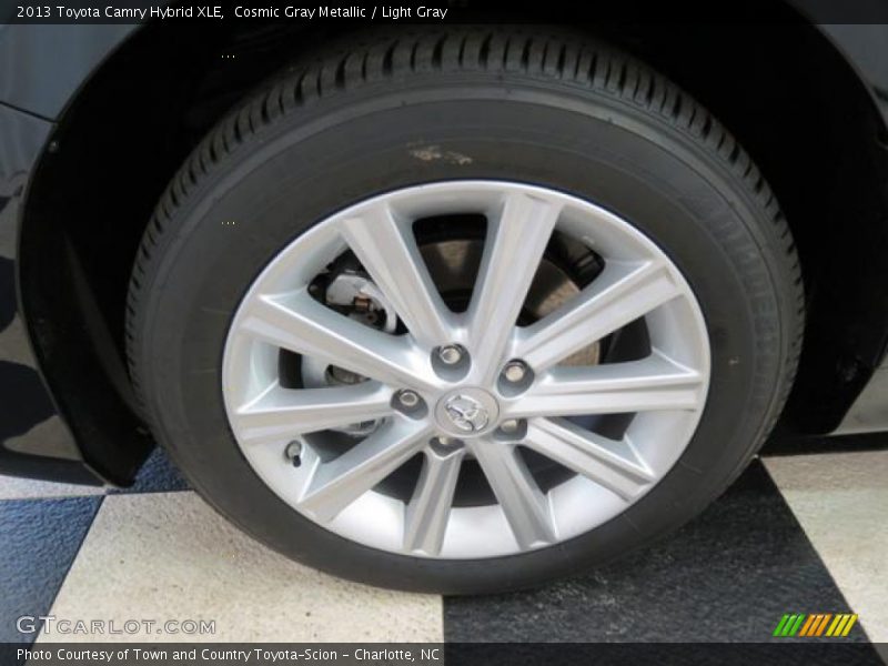 Cosmic Gray Metallic / Light Gray 2013 Toyota Camry Hybrid XLE