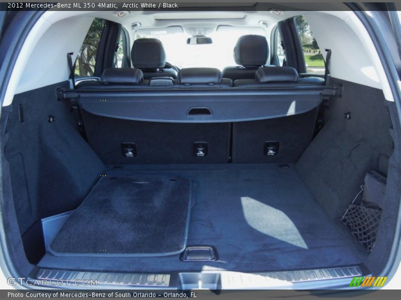 Arctic White / Black 2012 Mercedes-Benz ML 350 4Matic