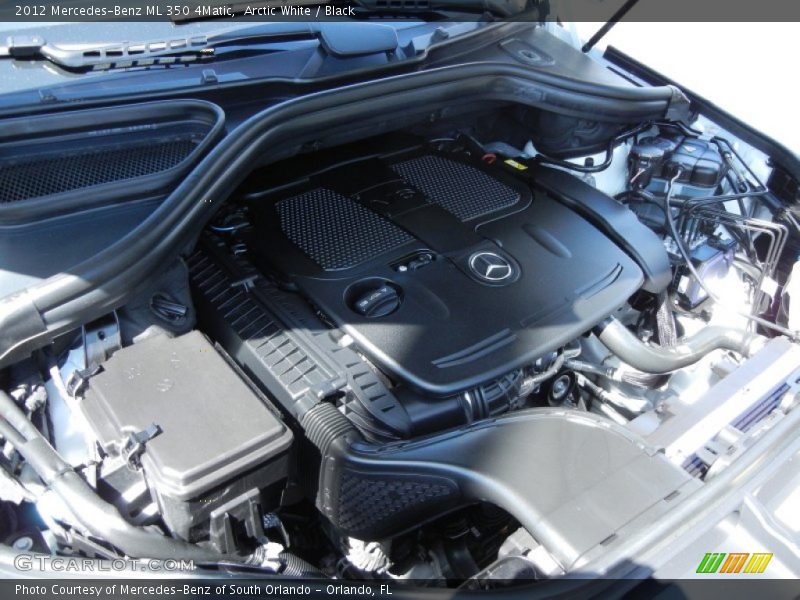 Arctic White / Black 2012 Mercedes-Benz ML 350 4Matic