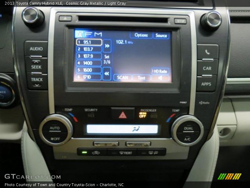 Cosmic Gray Metallic / Light Gray 2013 Toyota Camry Hybrid XLE