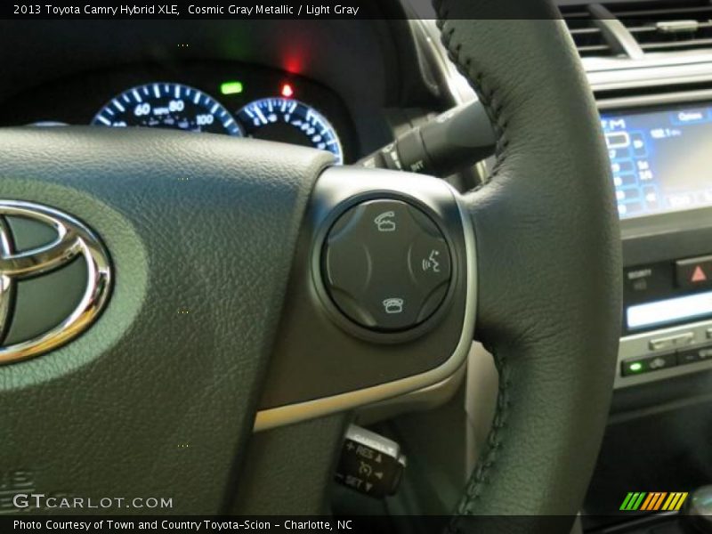 Cosmic Gray Metallic / Light Gray 2013 Toyota Camry Hybrid XLE