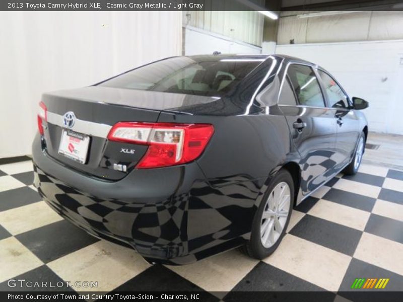 Cosmic Gray Metallic / Light Gray 2013 Toyota Camry Hybrid XLE