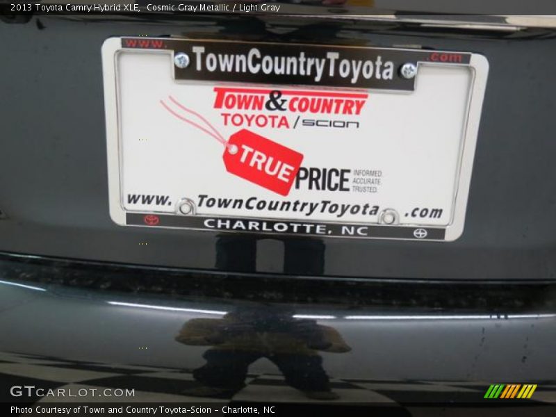 Cosmic Gray Metallic / Light Gray 2013 Toyota Camry Hybrid XLE