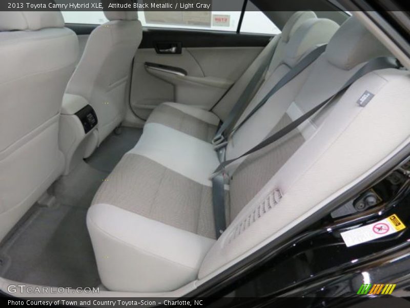 Attitude Black Metallic / Light Gray 2013 Toyota Camry Hybrid XLE