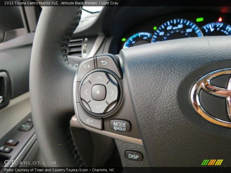 Attitude Black Metallic / Light Gray 2013 Toyota Camry Hybrid XLE