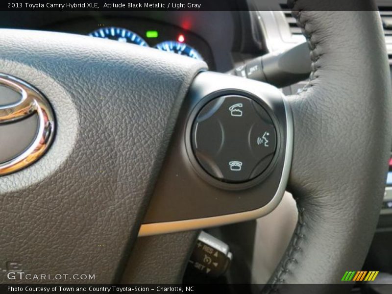 Attitude Black Metallic / Light Gray 2013 Toyota Camry Hybrid XLE