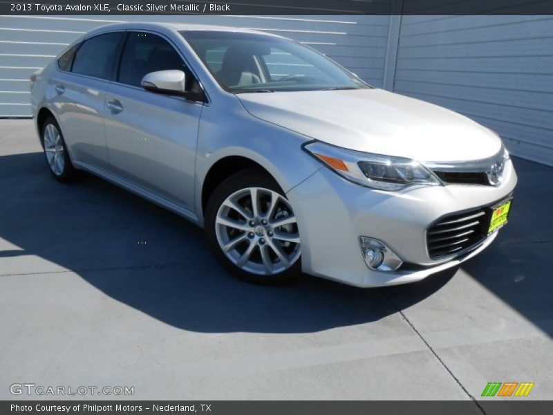 Classic Silver Metallic / Black 2013 Toyota Avalon XLE