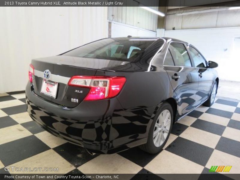 Attitude Black Metallic / Light Gray 2013 Toyota Camry Hybrid XLE