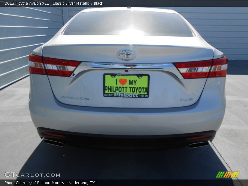 Classic Silver Metallic / Black 2013 Toyota Avalon XLE