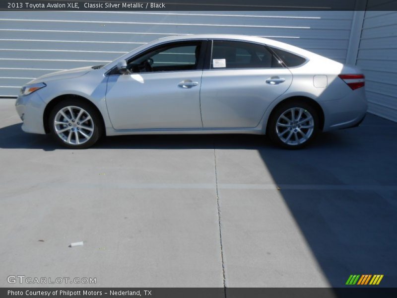 Classic Silver Metallic / Black 2013 Toyota Avalon XLE