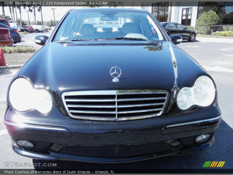 Black / Ash 2005 Mercedes-Benz C 230 Kompressor Sedan