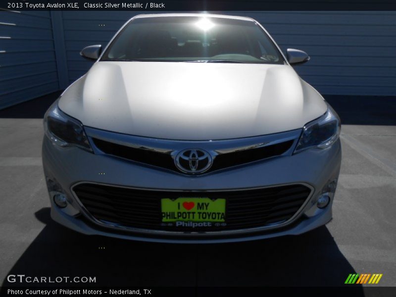 Classic Silver Metallic / Black 2013 Toyota Avalon XLE
