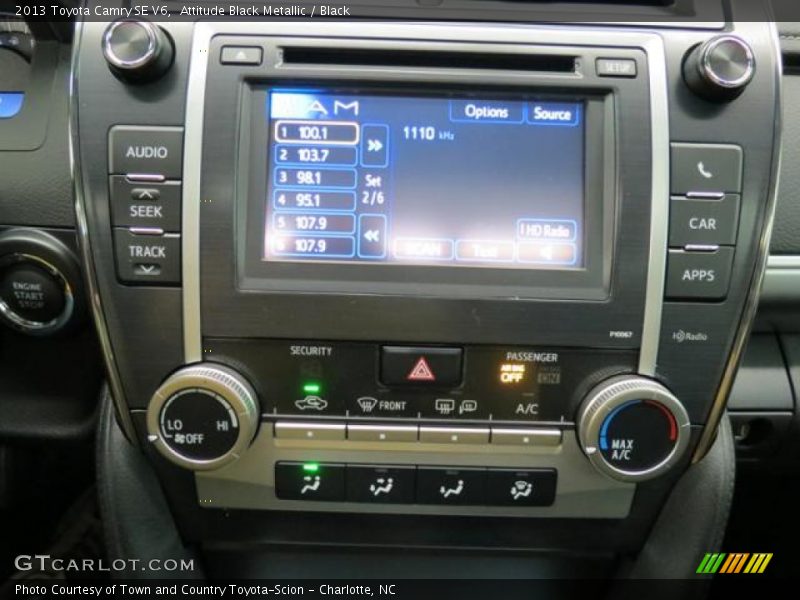 Attitude Black Metallic / Black 2013 Toyota Camry SE V6