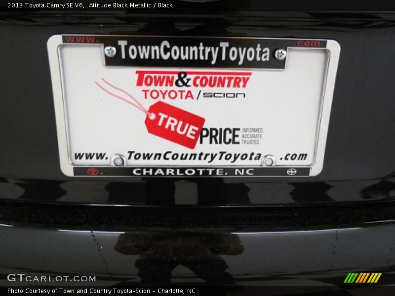 Attitude Black Metallic / Black 2013 Toyota Camry SE V6