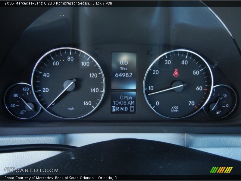  2005 C 230 Kompressor Sedan 230 Kompressor Sedan Gauges