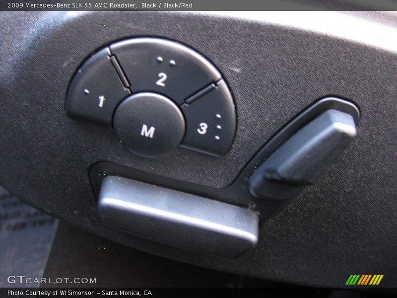 Controls of 2009 SLK 55 AMG Roadster