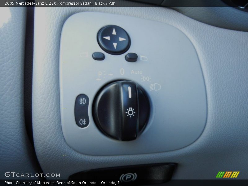 Controls of 2005 C 230 Kompressor Sedan