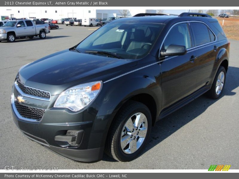 Ashen Gray Metallic / Jet Black 2013 Chevrolet Equinox LT