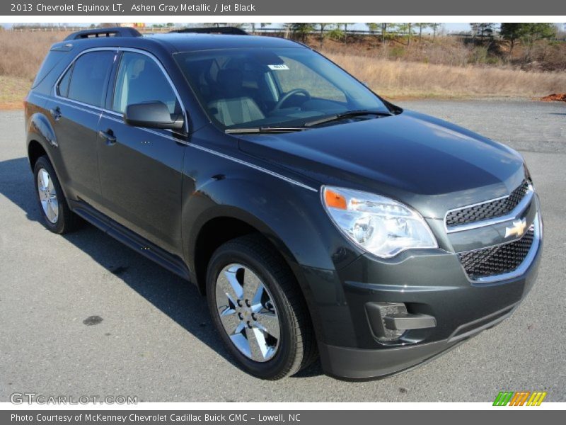 Ashen Gray Metallic / Jet Black 2013 Chevrolet Equinox LT