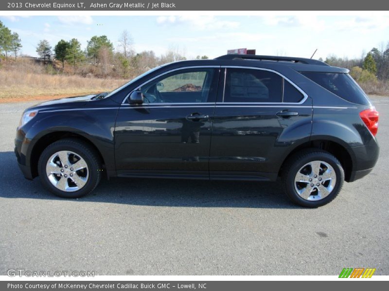 Ashen Gray Metallic / Jet Black 2013 Chevrolet Equinox LT
