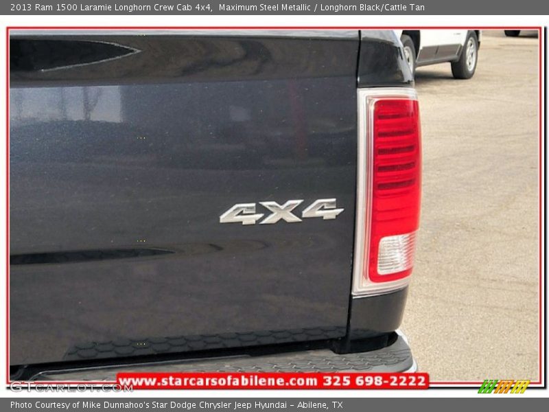 Maximum Steel Metallic / Longhorn Black/Cattle Tan 2013 Ram 1500 Laramie Longhorn Crew Cab 4x4