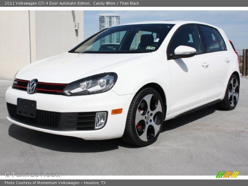Candy White / Titan Black 2011 Volkswagen GTI 4 Door Autobahn Edition