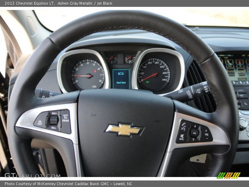 Ashen Gray Metallic / Jet Black 2013 Chevrolet Equinox LT